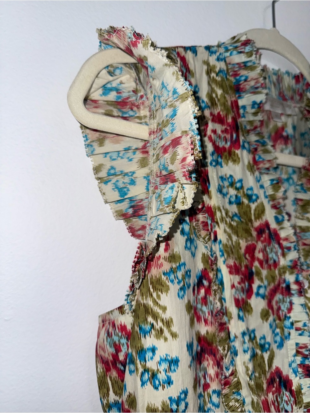 Caroline Constas White Floral Mini Dress with Multicolor Print - Picture 6 of 9